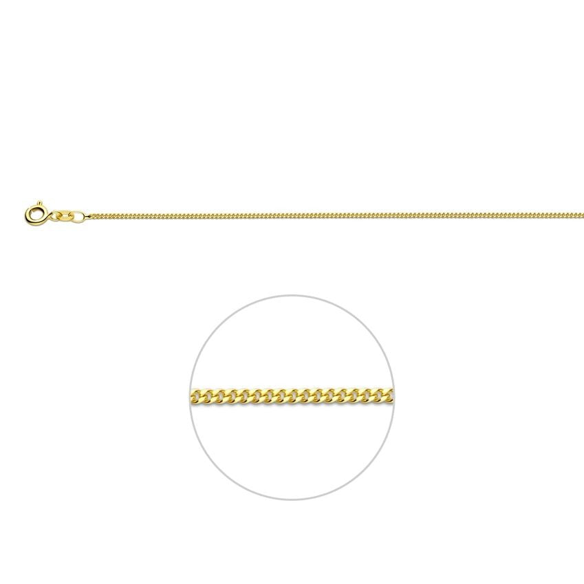 9k Gouden Gourmet Armband