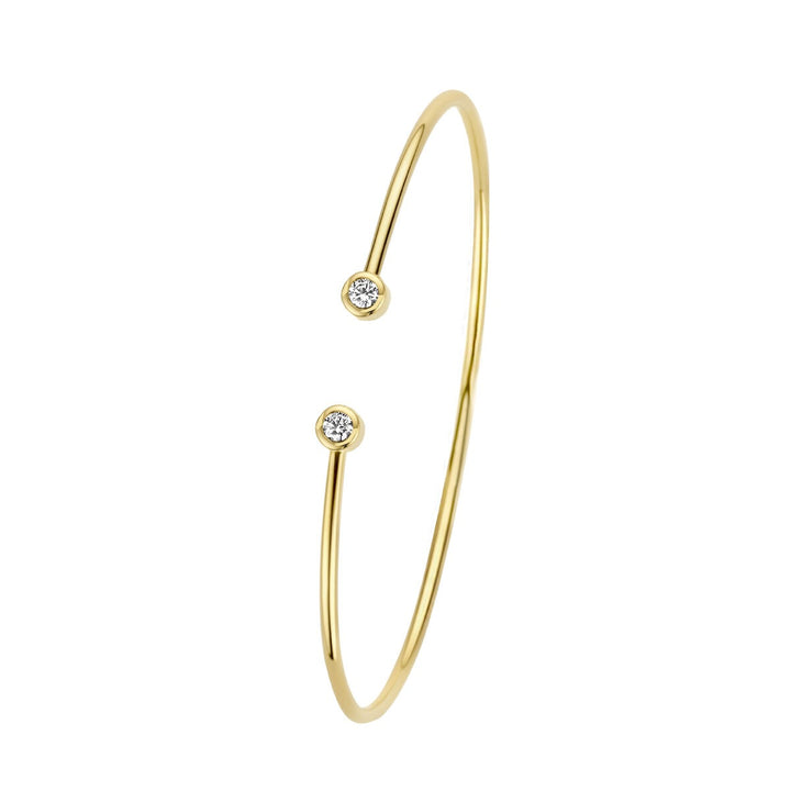 tension bracelet diamond 0.19ct h si 14K yellow gold