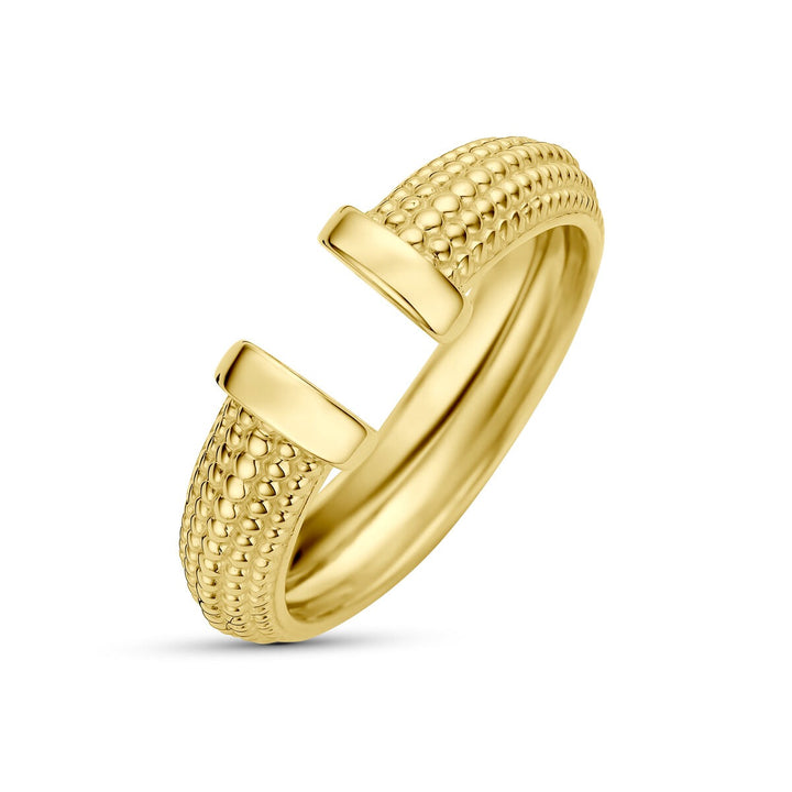 14k geelgouden dames ring
