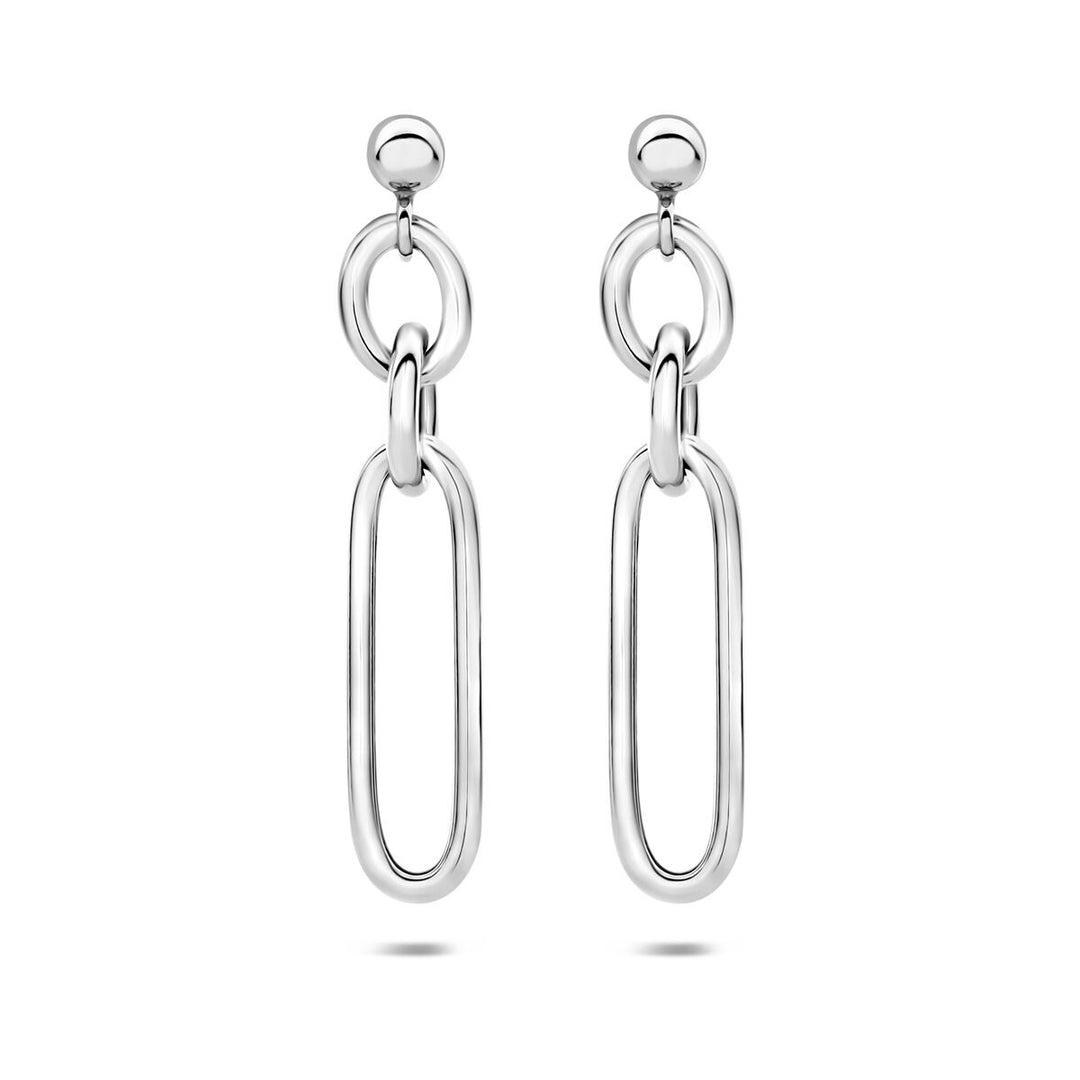 Gerhodineerd Zilveren Oorhangers