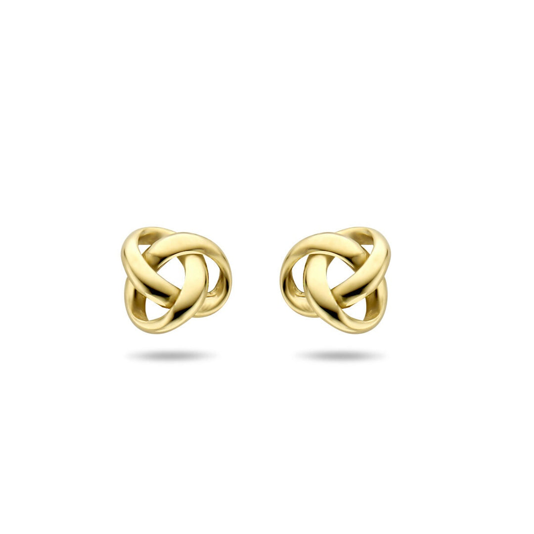 Gouden oorknopjes 9k knoopvorm – Dames Oorbellen