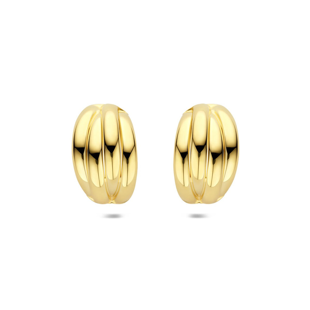 Verguld zilveren stekeroorringen – tijdloze elegantie met een gouden glans