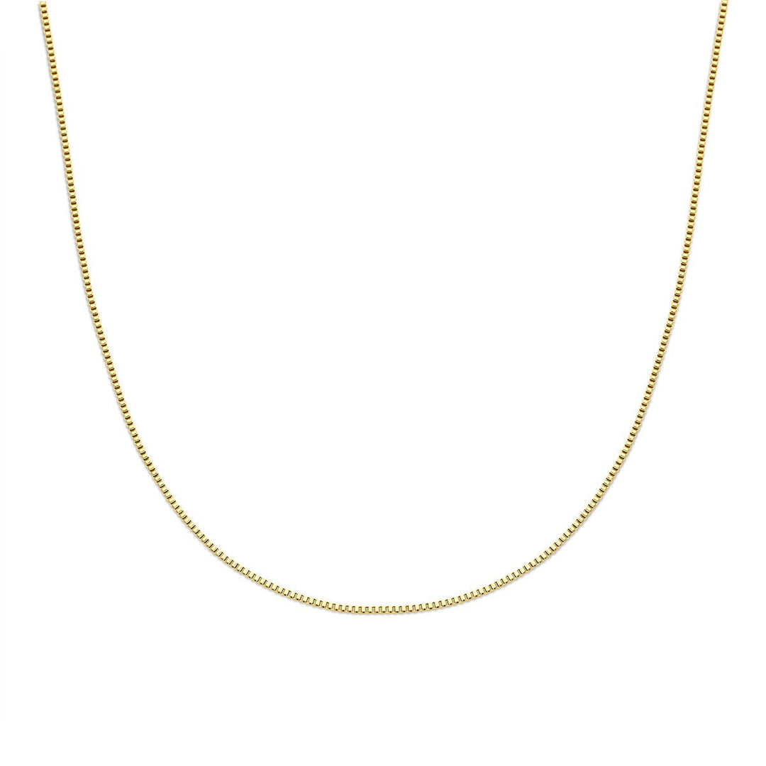 Stalen dames ketting venetiaans geel 1,5 mm ion plating
