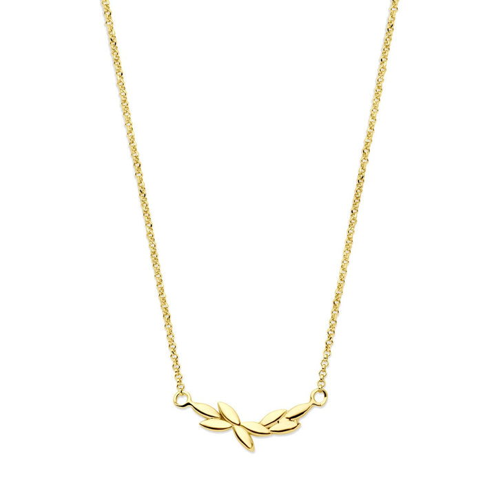 Van der Kooij Collection - necklace 1.4 mm 40 + 5 cm 3 micron silver gold plated (yellow)
