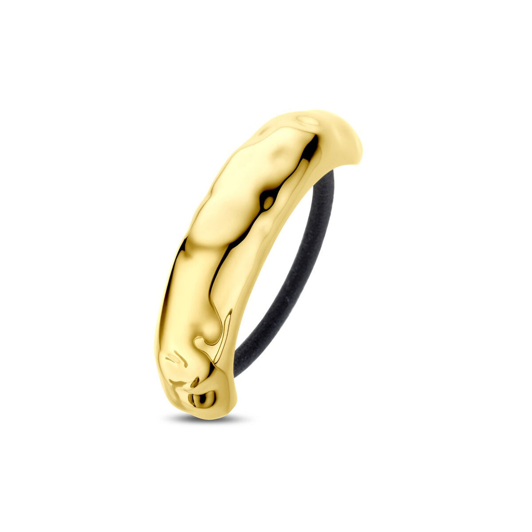 Stalen hair cuff goudkleurig – Dames Haaraccessoires