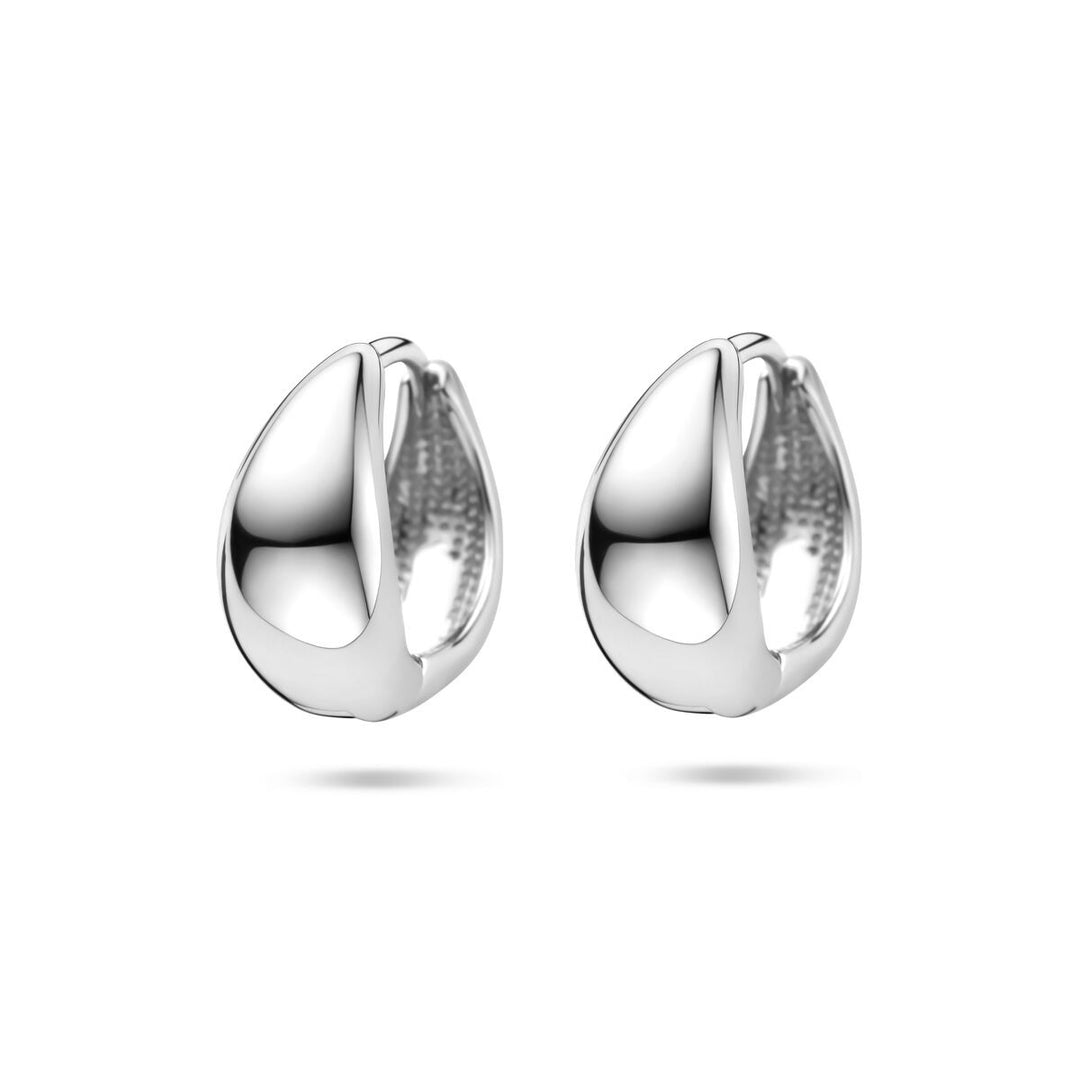 Zilveren dames oorringen 15x7mm