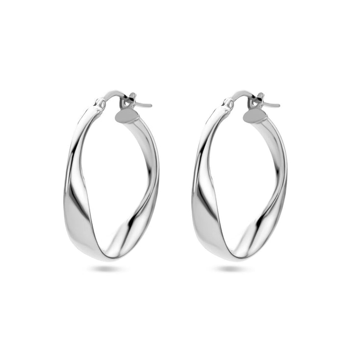 earrings silver rhodium plated