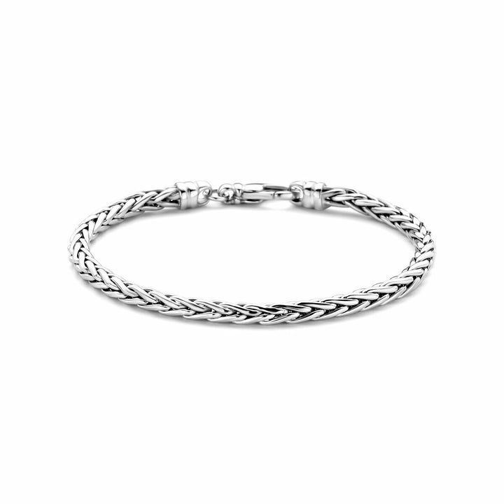 Zilveren armband vossestaart – gerhodineerd