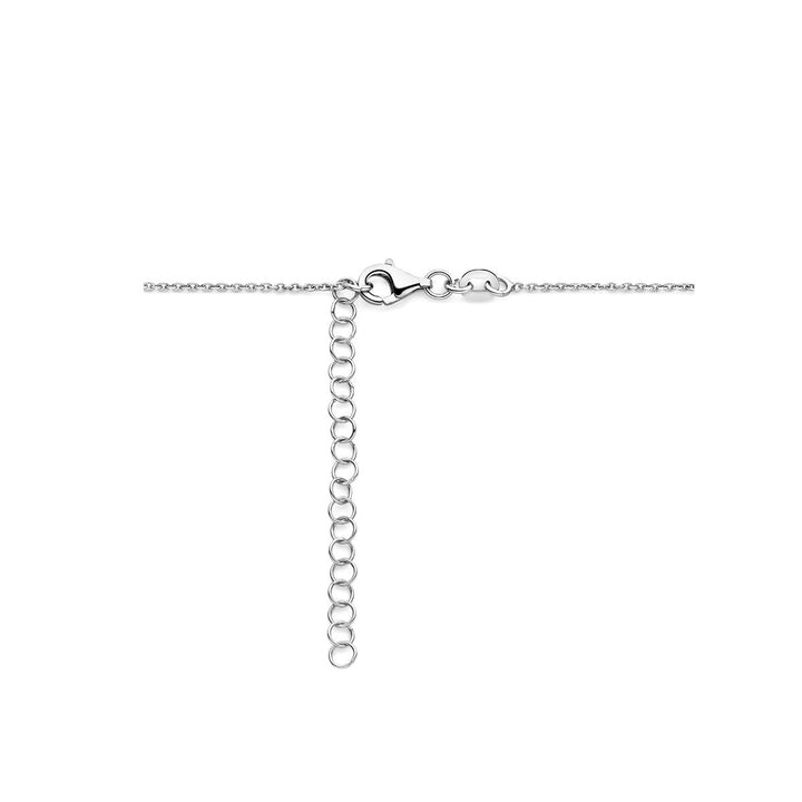 Zilveren ketting met hart – gerhodineerd collier
