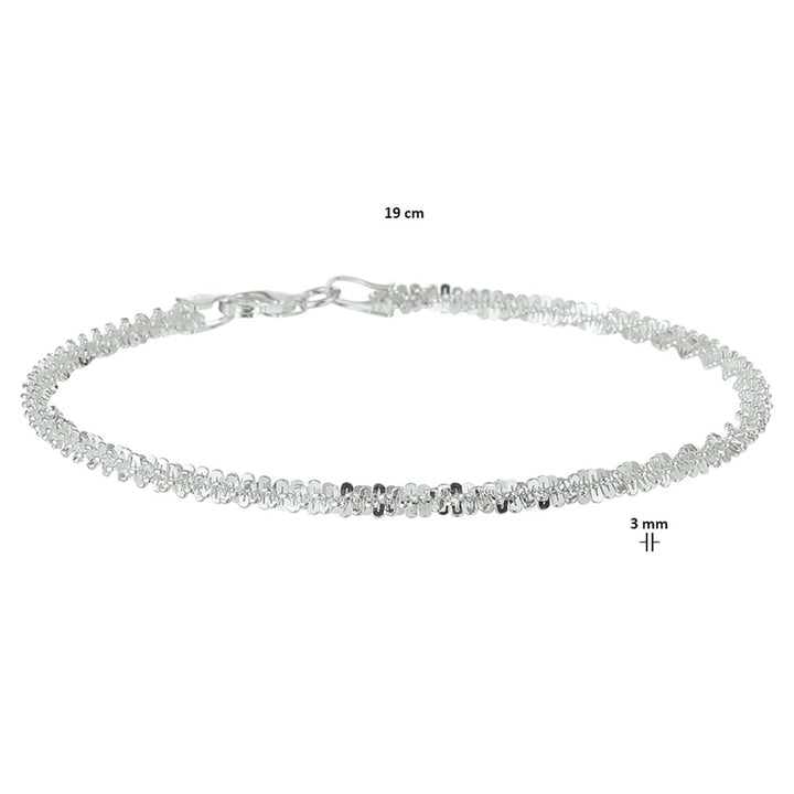 925 zilveren fantasie armband dames