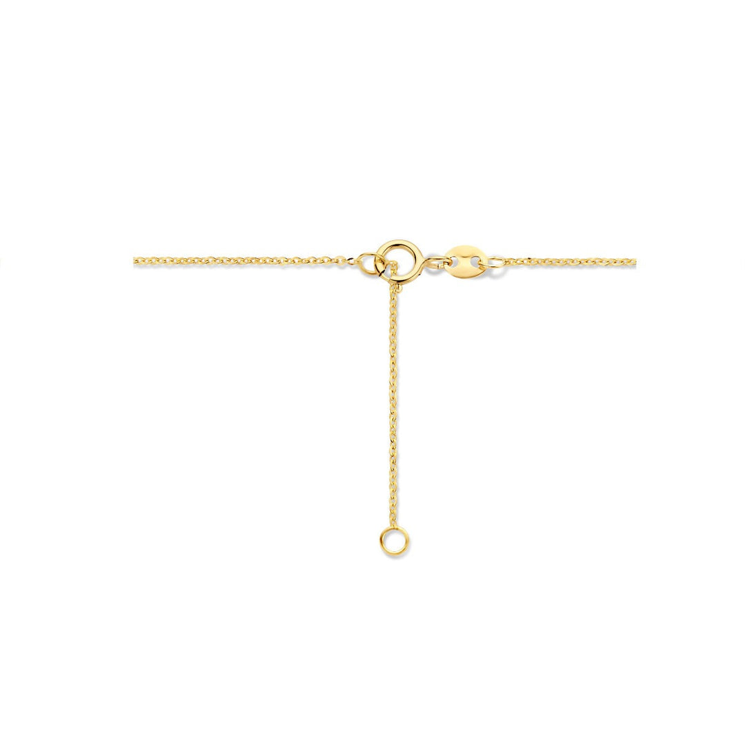 9k Geel Collier Hartje
