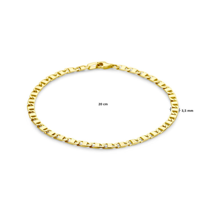 bracelet 3.5 mm 14K yellow gold