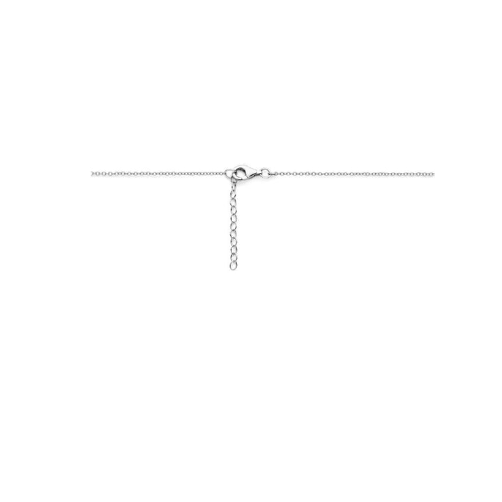 Zilveren kinder ketting met hondenpoot – gerhodineerd collier 36-39 cm