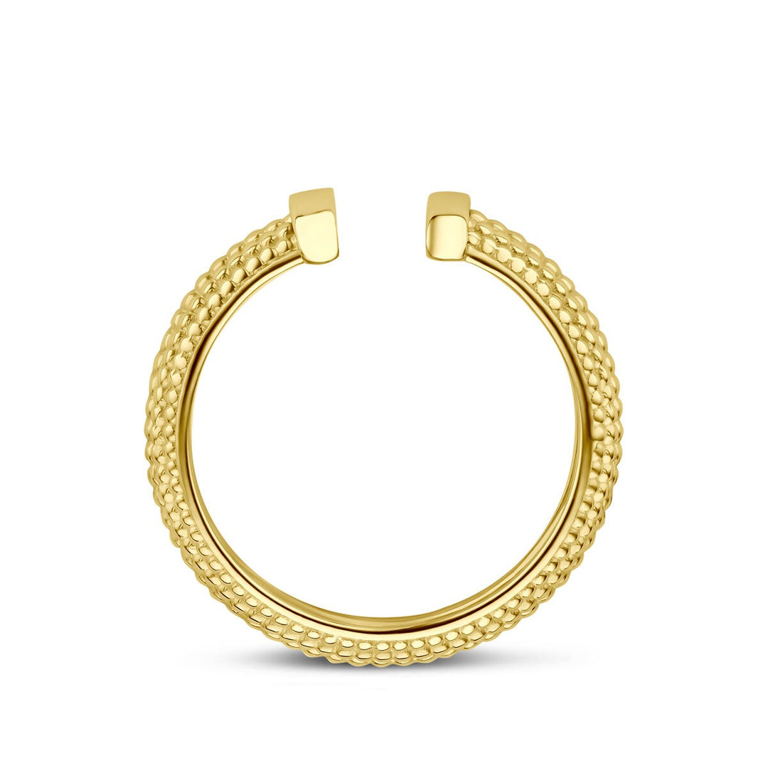 14k geelgouden dames ring