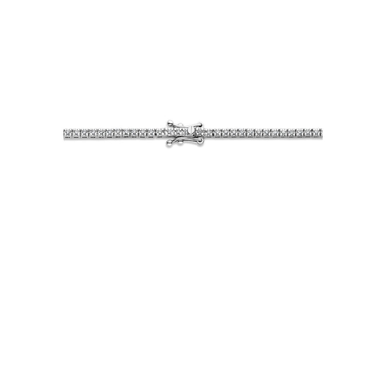 tennis necklace lab grown diamond 2.00ct g si 1.9 mm 42 cm 14K white gold