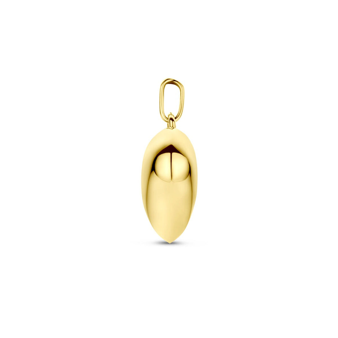 pendant heart 14K yellow gold