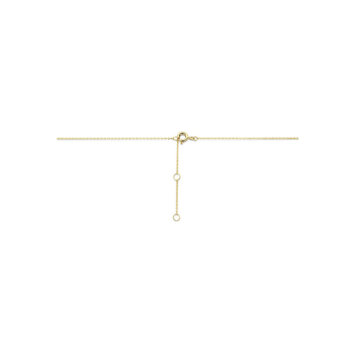 14k Geelgouden Collier met Infinity en Hartjes