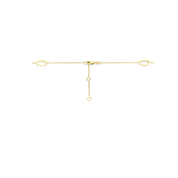 necklace ovals 41 – 43 – 45 cm 14K yellow gold
