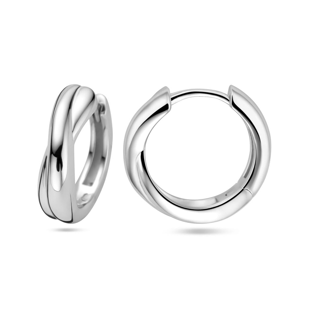 drop earrings silver rhodium plated