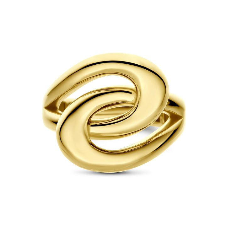14k geelgouden dames ring