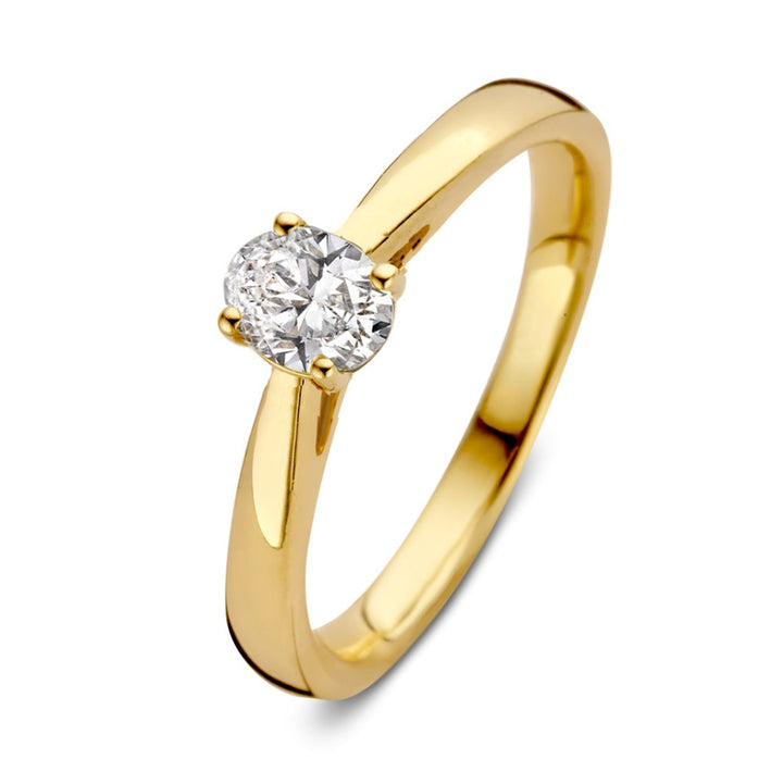 Ring Franky 0,30 crt. geelgoud