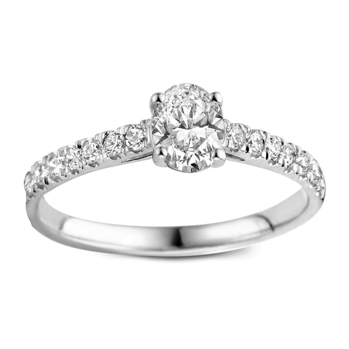 Ring Franky Royal 0,48 crt. witgoud