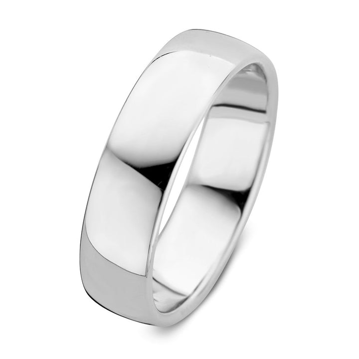 Ring Jess 6mm witgoud
