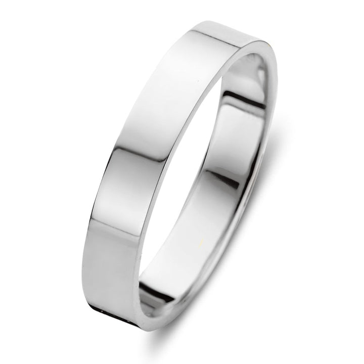 Ring Sam 4mm witgoud