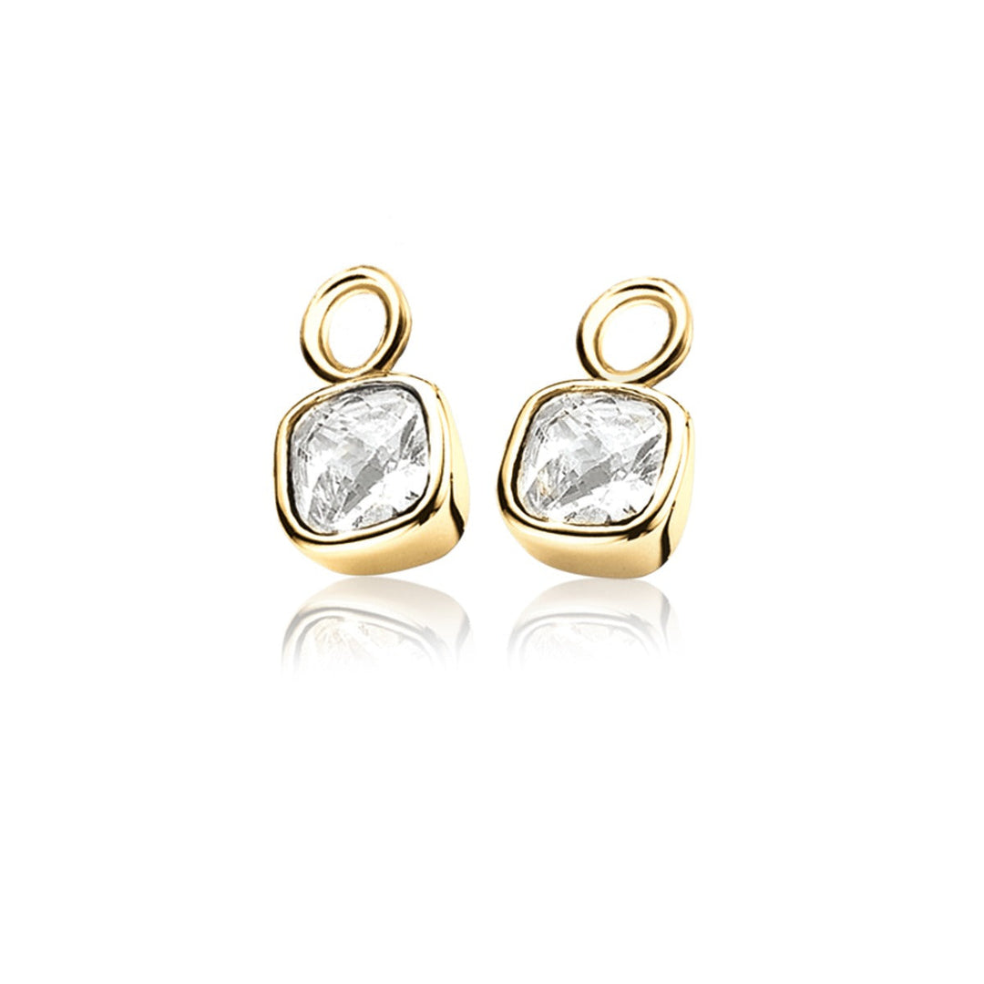 Zinzi Earrings Gold Plated Zich190 Y