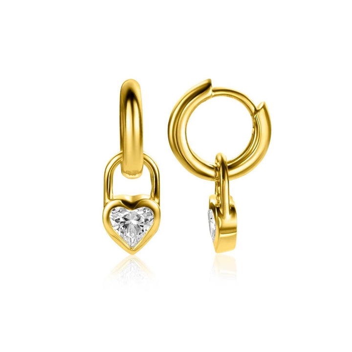 Zinzi Earrings Gold Plated Zich2306