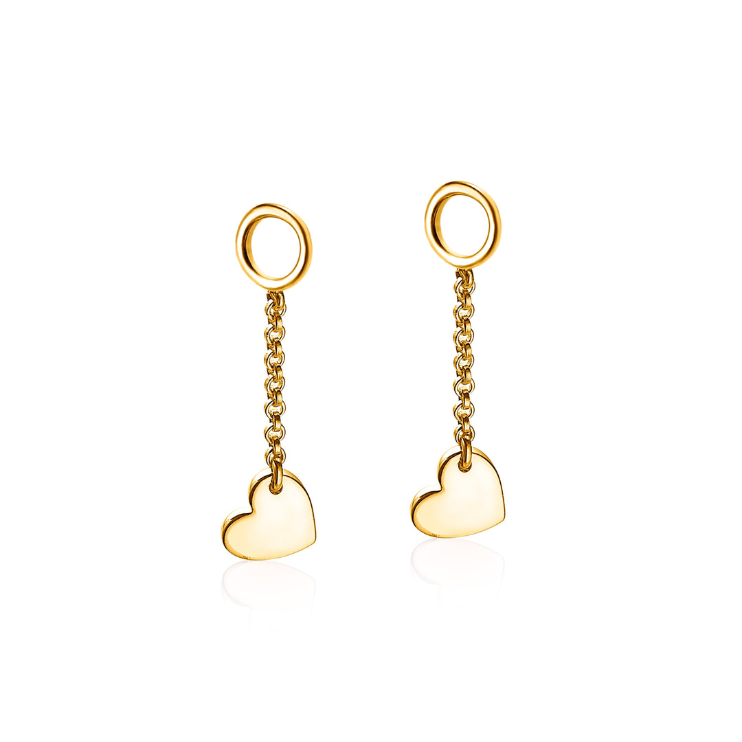 Zinzi Earrings Gold Plated Zich1690 G