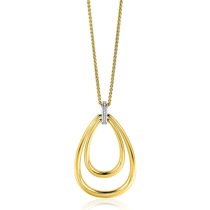 Zinzi Necklace Gold Plated Zic2489 Y