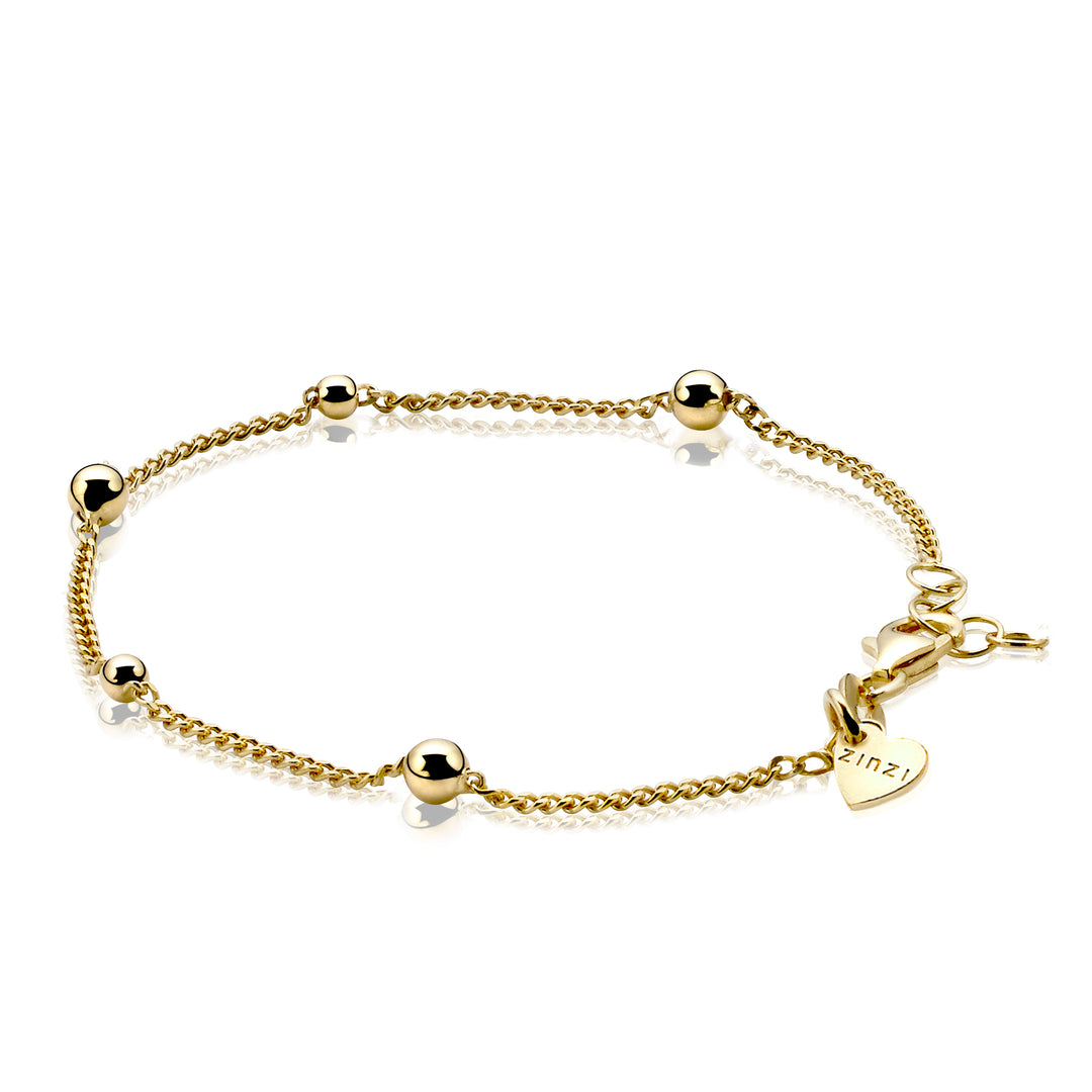 Zinzi Bracelet Gold Plated Zia987 G