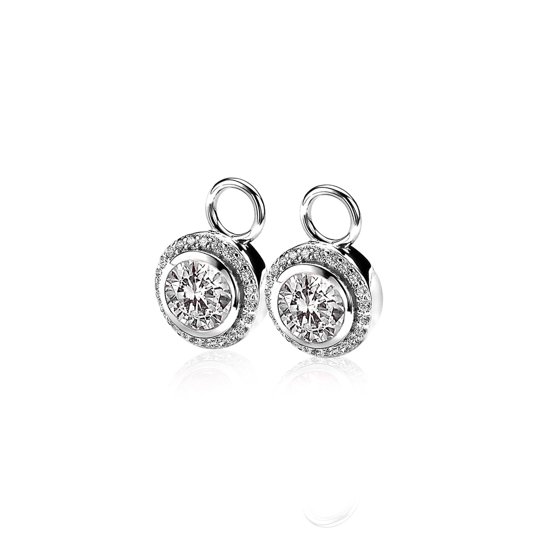 Zinzi Earrings Silver Zich1244