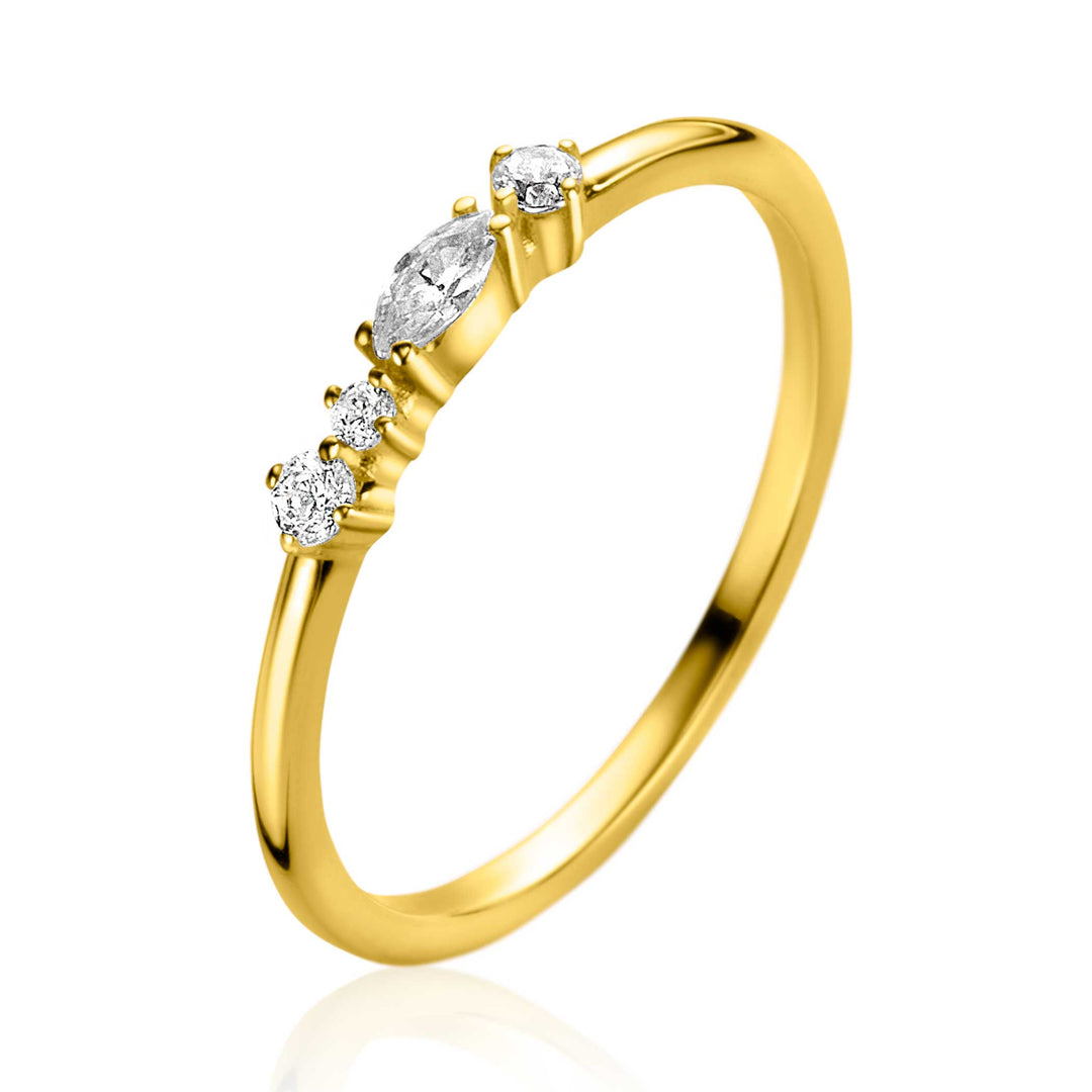 Zinzi Ring Gold Zgr464