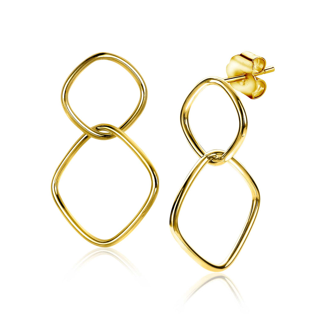 Zinzi Earrings Gold Plated Zio2096 G