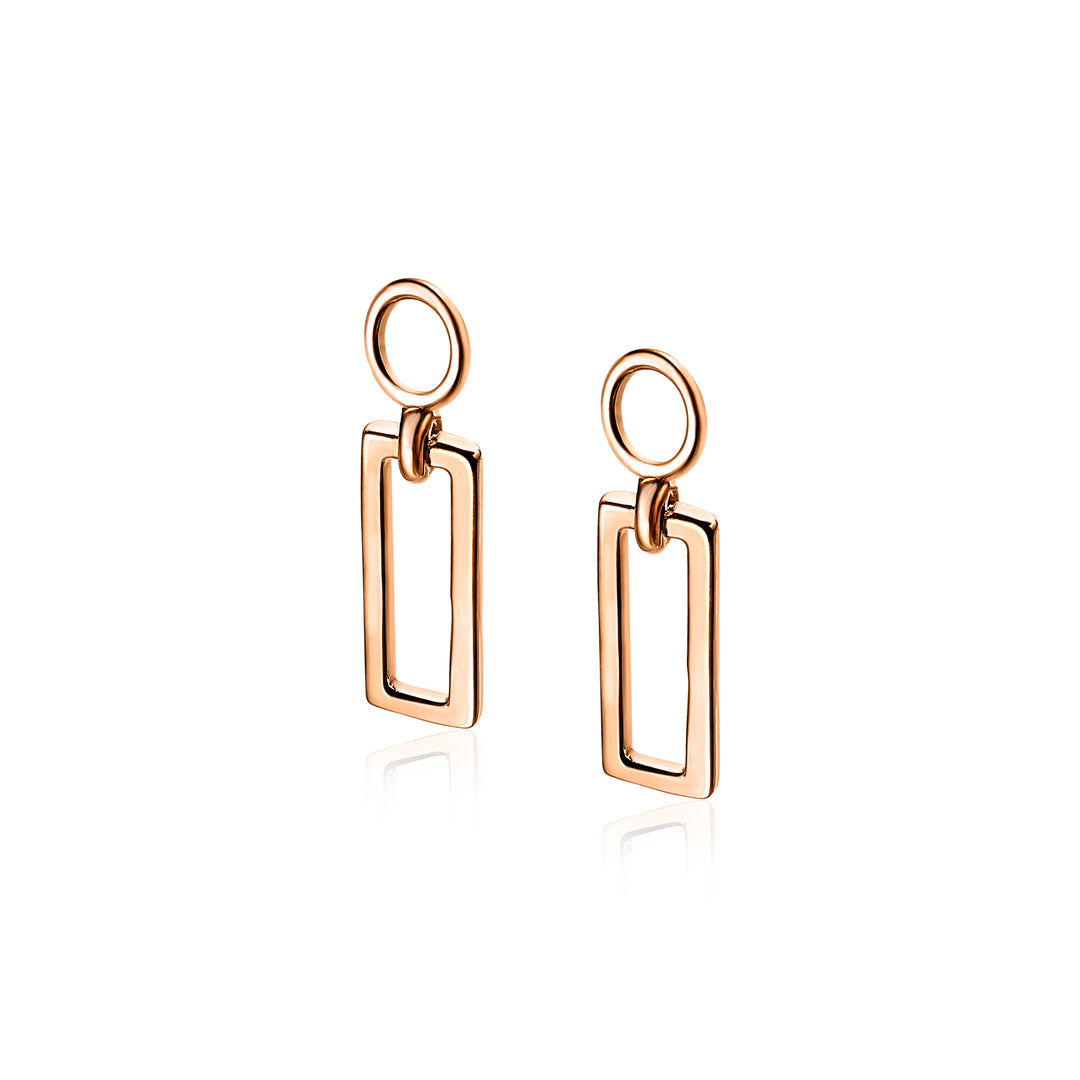 Zinzi Earrings Gold Plated Zich1692 R