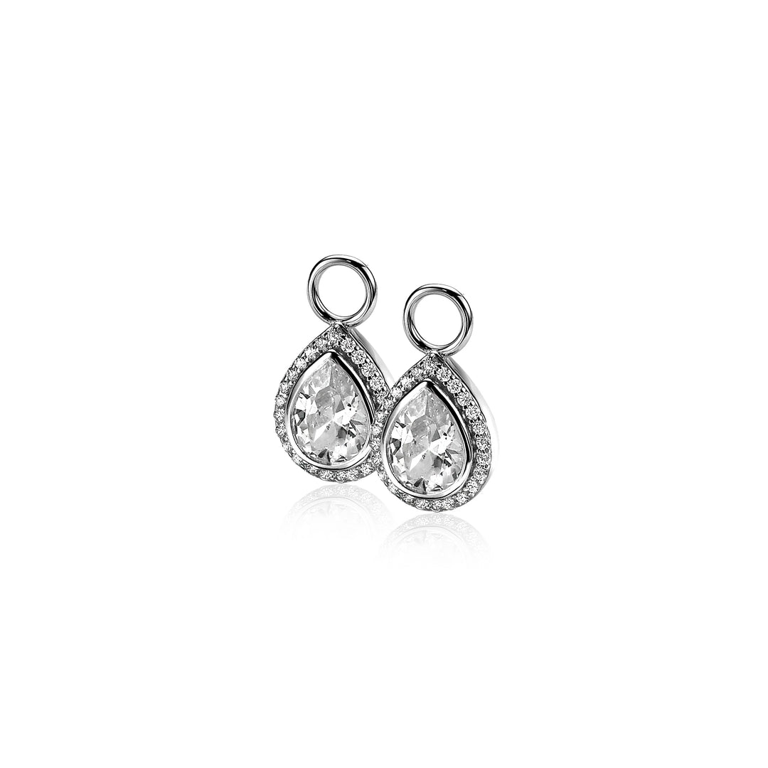 Zinzi Earrings Silver Zich1303