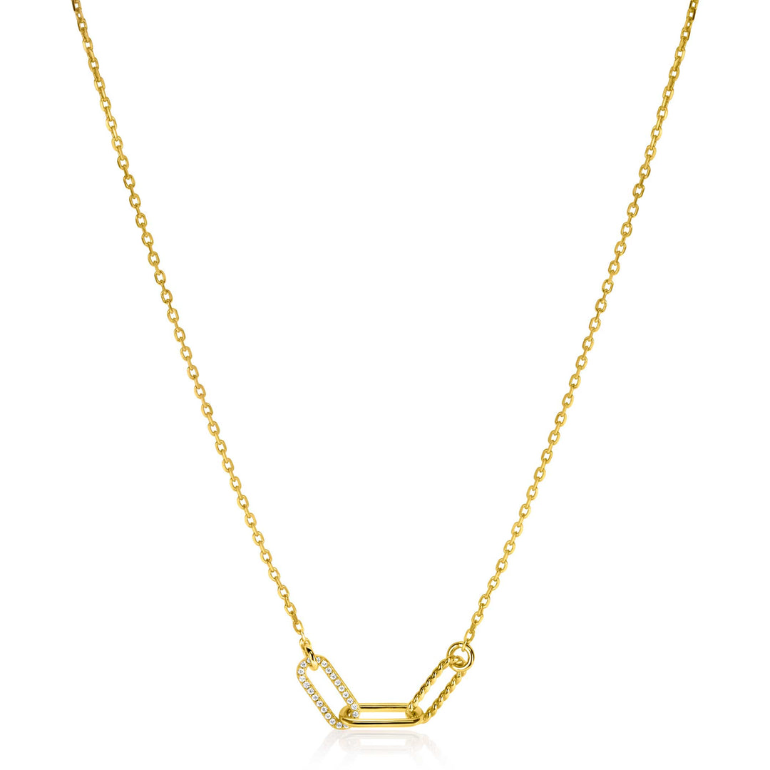 Zinzi Necklace Gold Plated Zic2330 Y