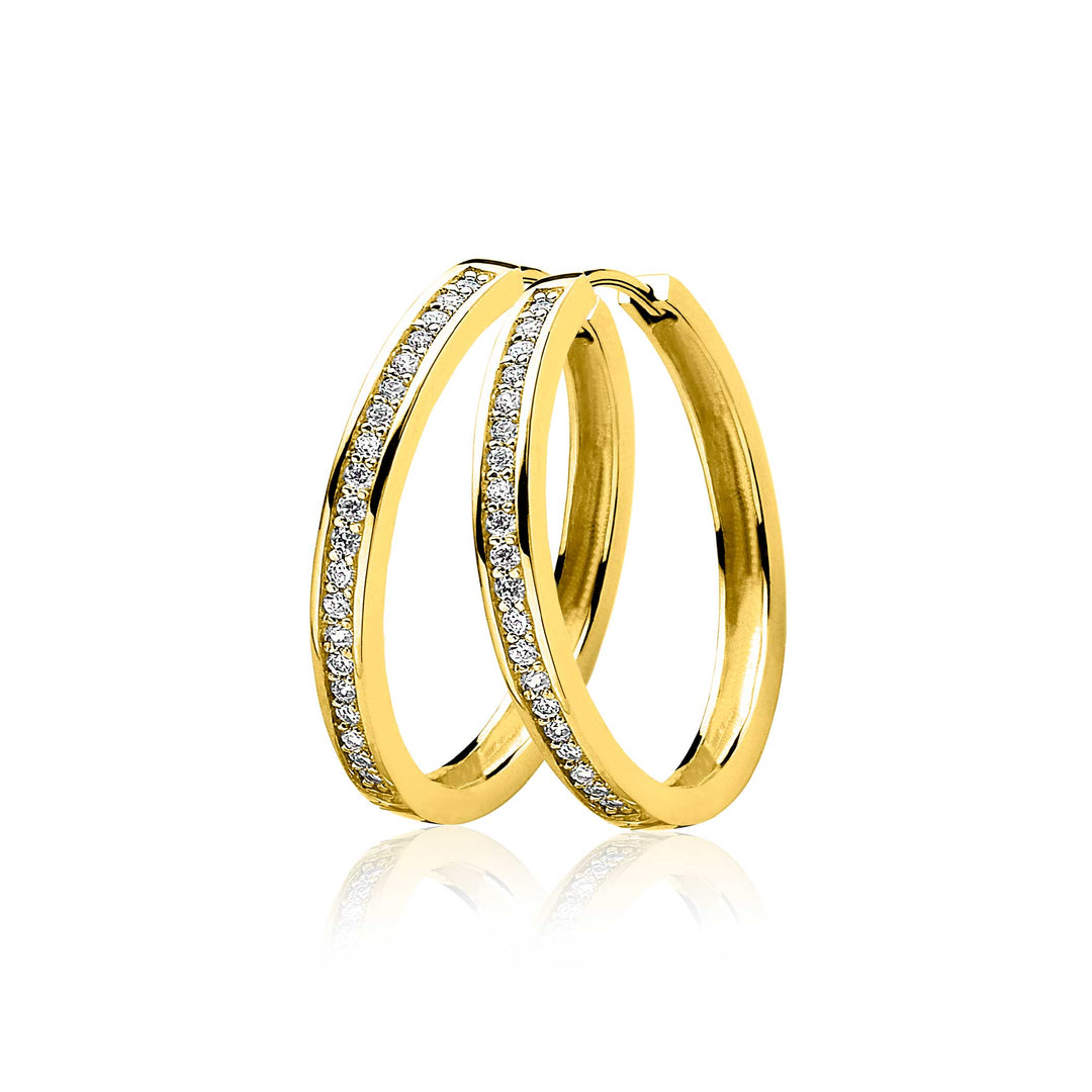 Zinzi Earrings Gold Plated Zio193 Y