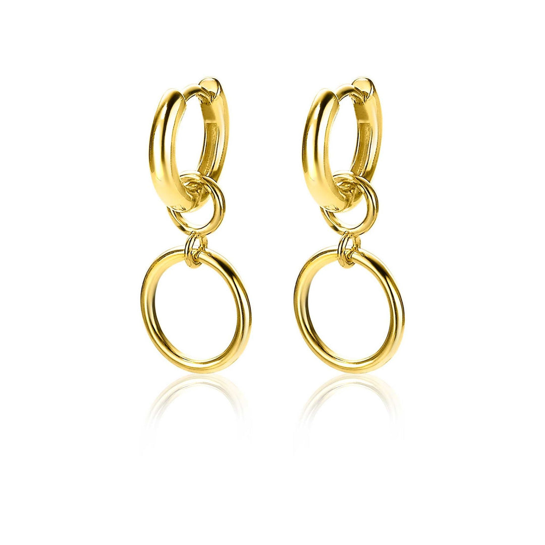 Zinzi Earrings Gold Plated Zich1748 G