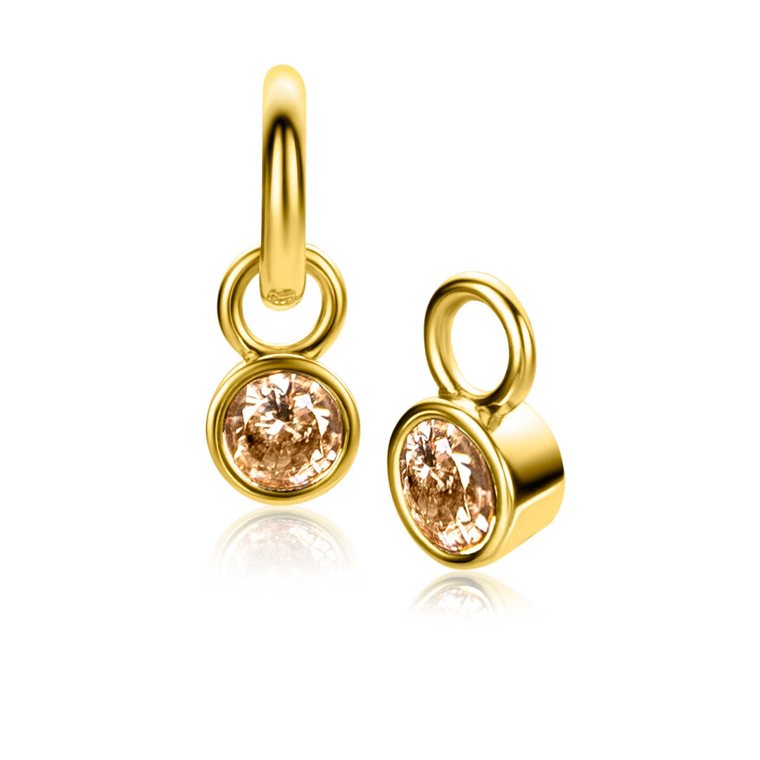 Zinzi Earrings Gold Plated Zich Nov