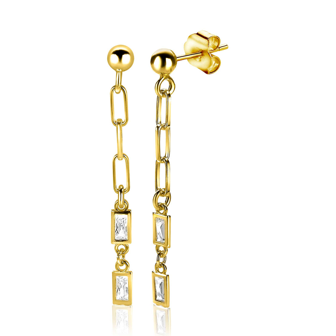 Zinzi Earrings Gold Plated Zio1993 G