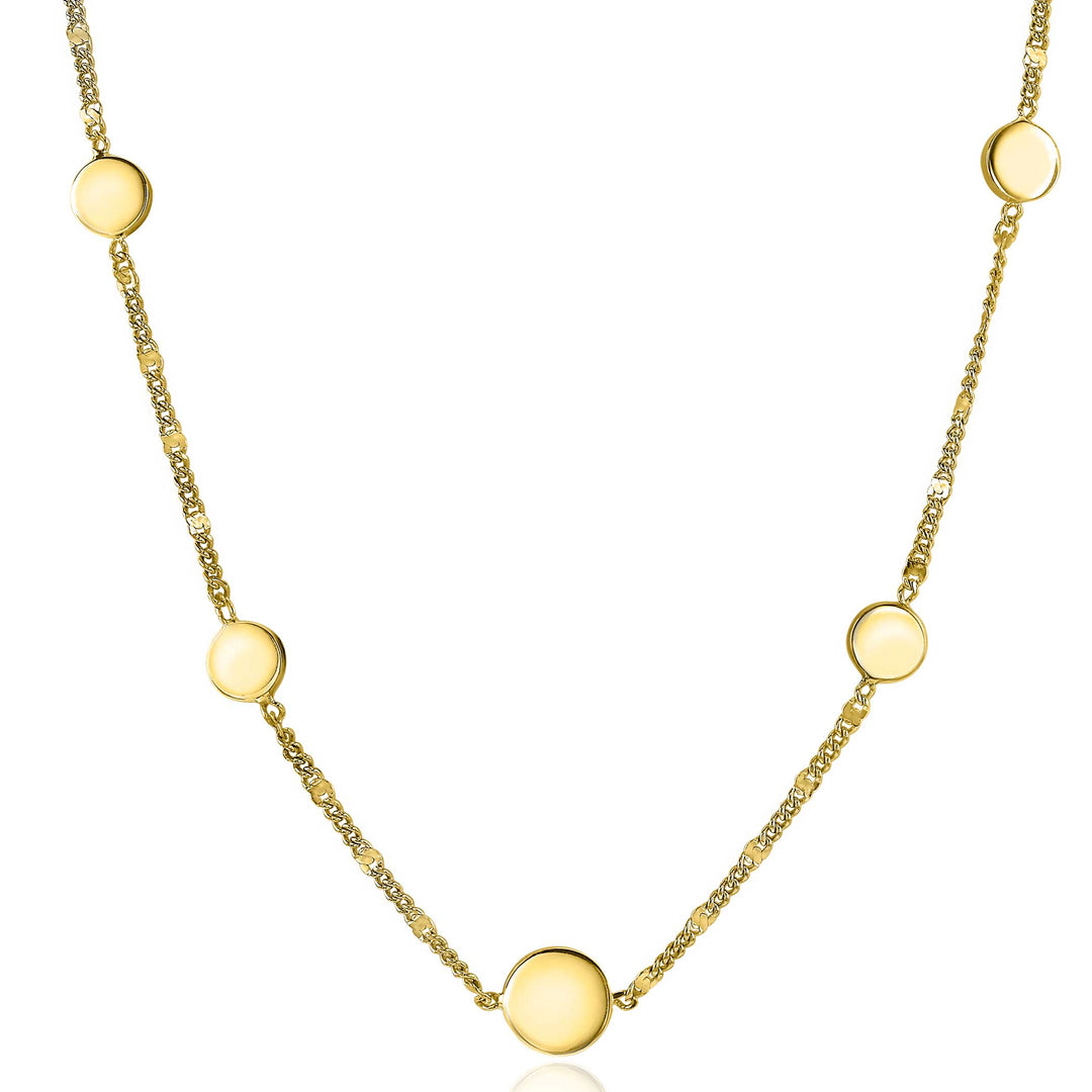 Zinzi Necklace Gold Plated Zic2158 G