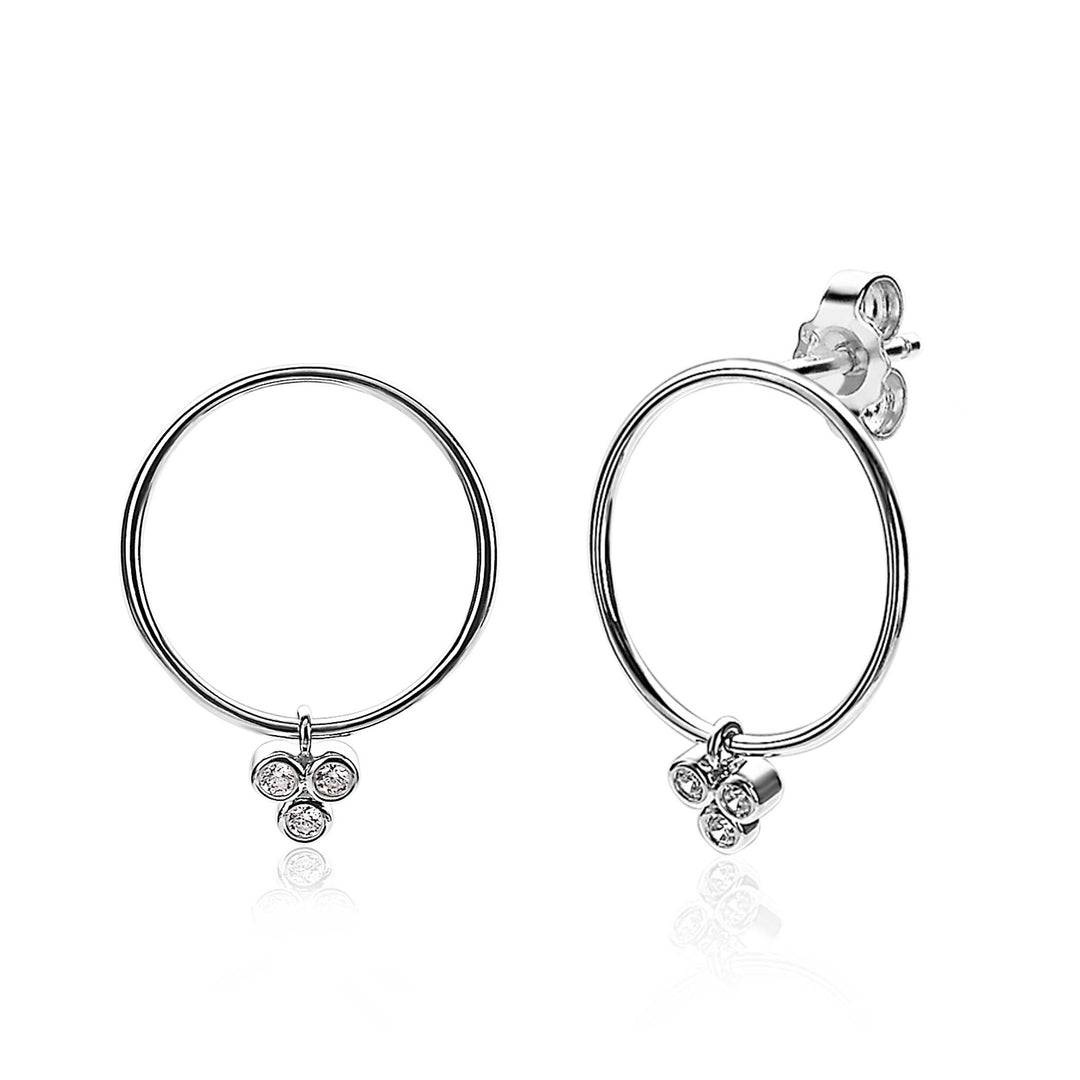 Zinzi Earrings Silver Zio1829 Cr
