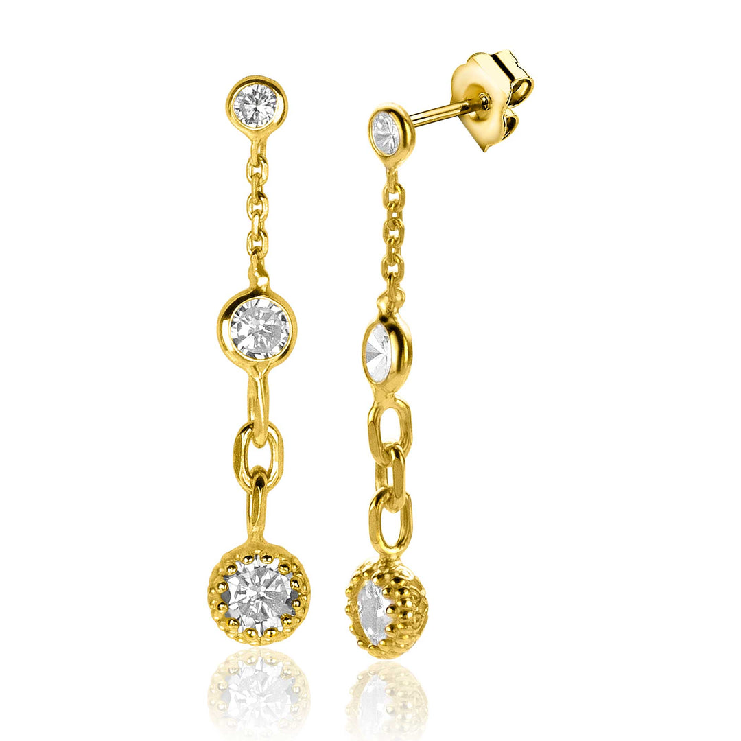 Zinzi Earrings Gold Plated Zio2265 G