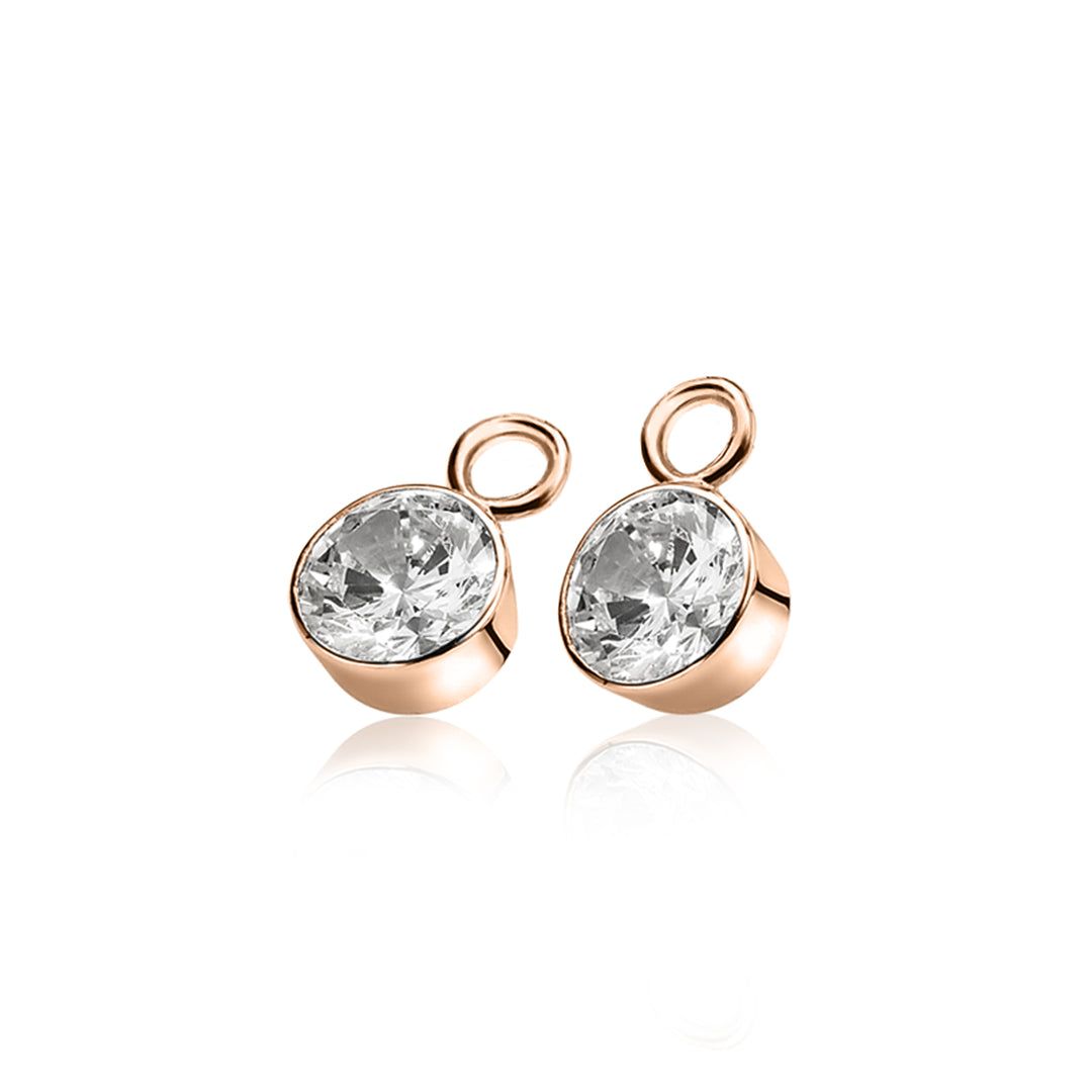 Zinzi Earrings Gold Plated Zich186 D