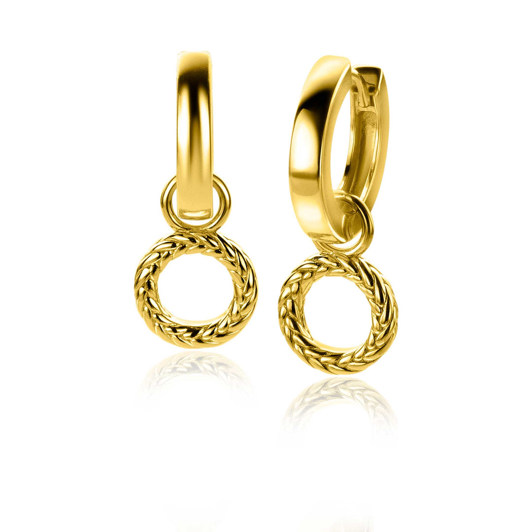 Zinzi Earrings Gold Plated Zich2246 G