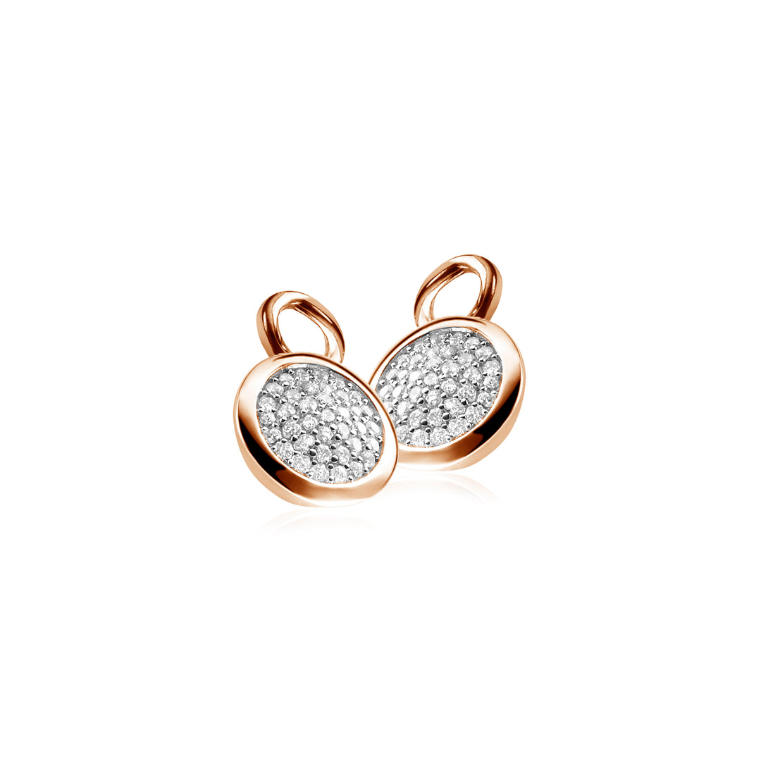 Zinzi Earrings Gold Plated Zich1151 D