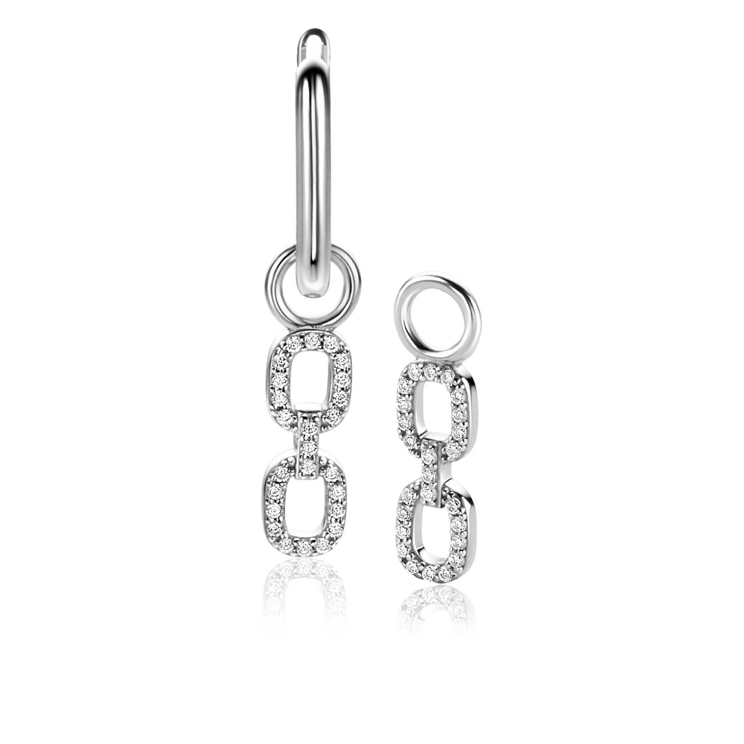 Zinzi Earrings Silver Zich2552